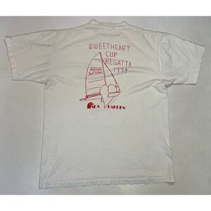 VINTAGE Sweetheart Cup Regatta 1994 Sail T-shirt Men XL USA 90s Single Stitch